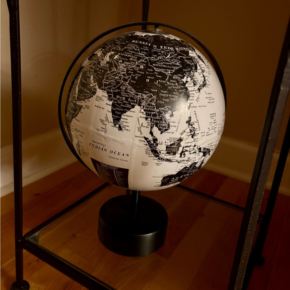 Black and White Globe